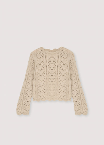 The New Society Lila Jumper - Moonlight White