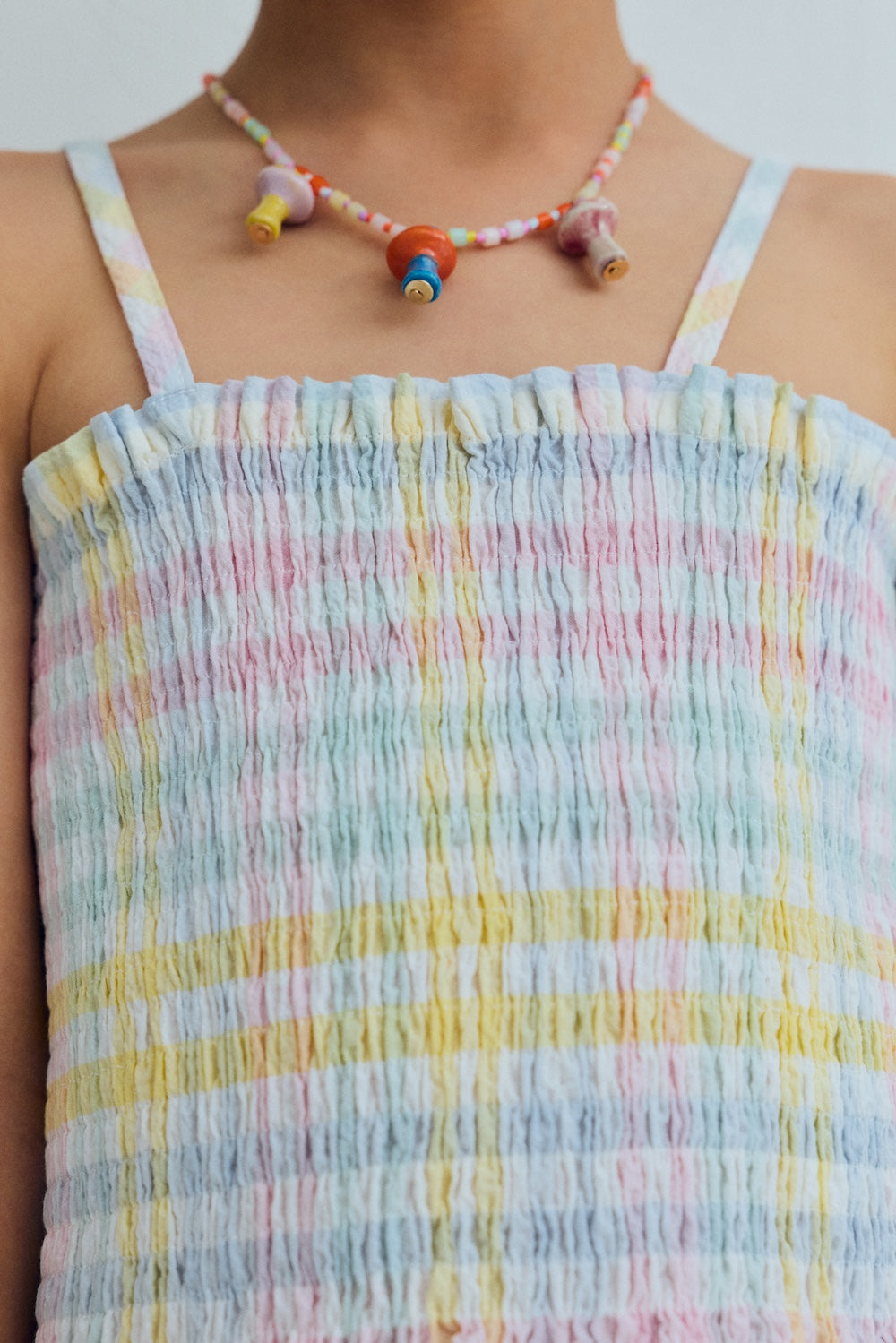 The New Society Mallow Top - Mallow Check