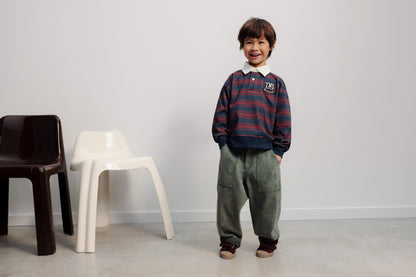 The New Society TNS Denim Baggy Pant - Tea Leaf