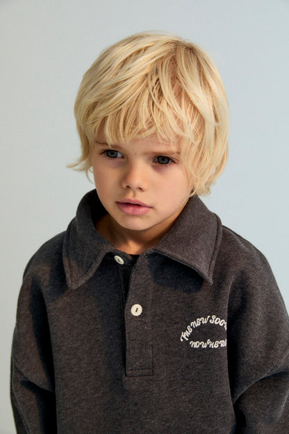 The New Society Nico Polo - Galactic Grey Melange