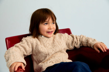The New Society Lila Jumper - Moonlight White