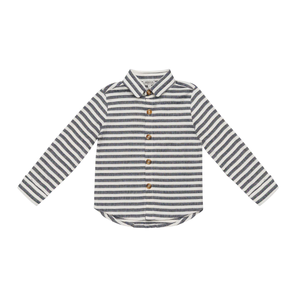 Donsje Leom Shirt  - Blue Marine White Stripe