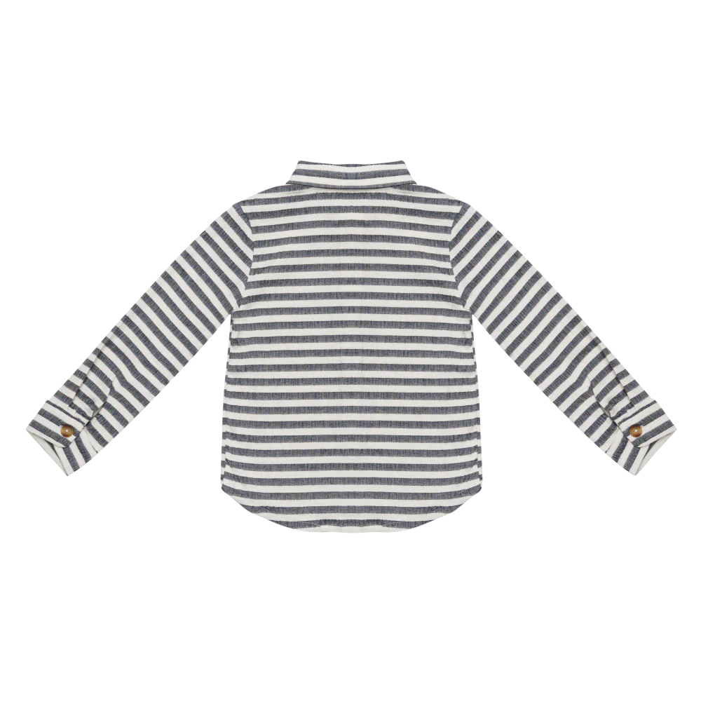 Donsje Leom Shirt  - Blue Marine White Stripe