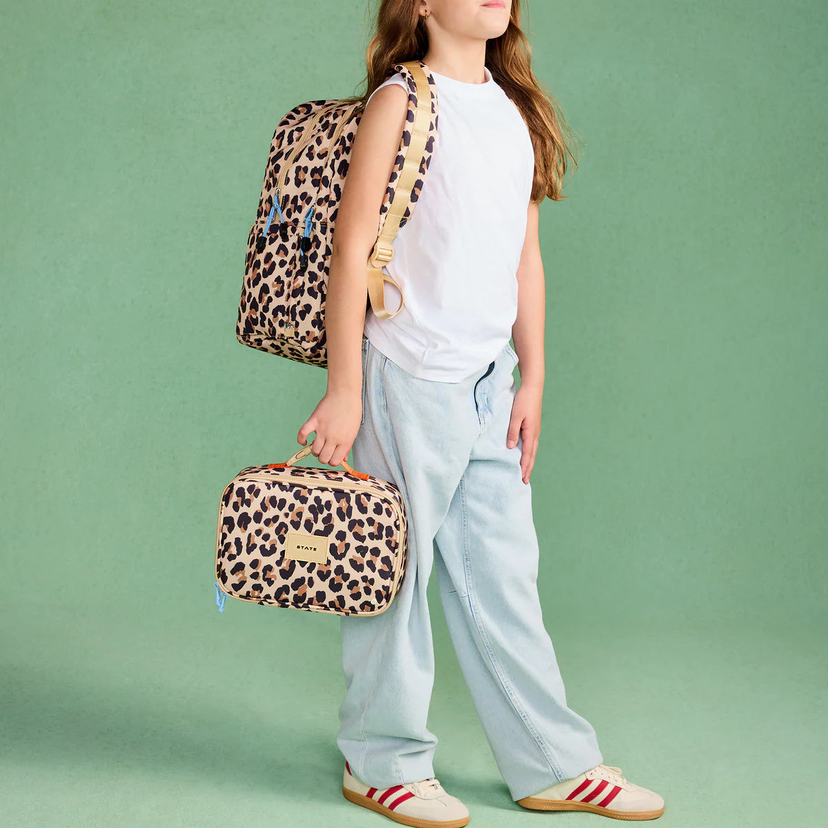 State Bags Rodgers Lunch Box - Leopard