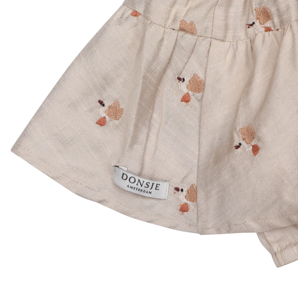 Donsje Ysa Skirt Hummingbirds- Soft Taupe