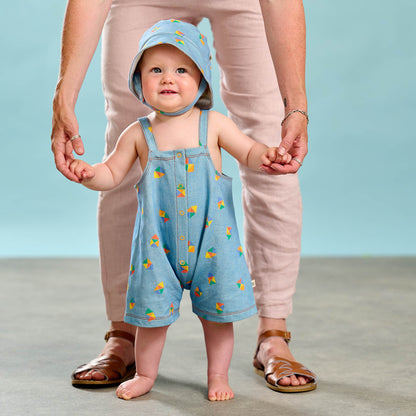 Bonnie Mob Mako Dungaree Jumpsuit - Beach Denim