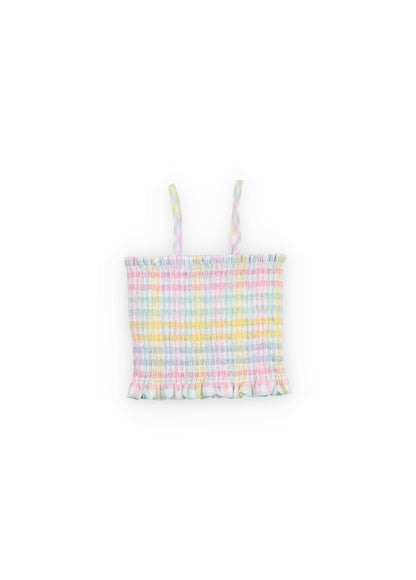 The New Society Mallow Top - Mallow Check