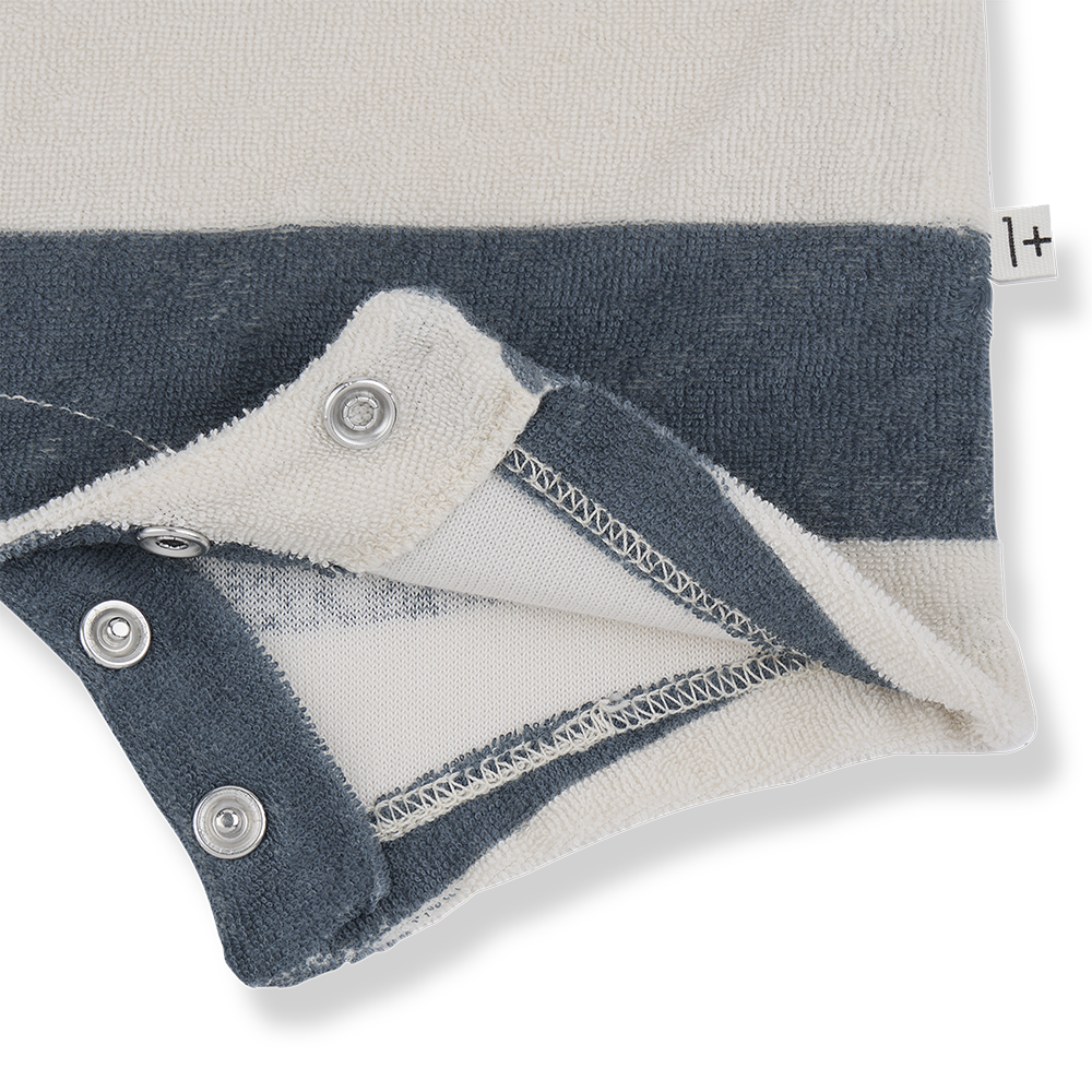 1 + In The Family Marco Romper - Petroleum