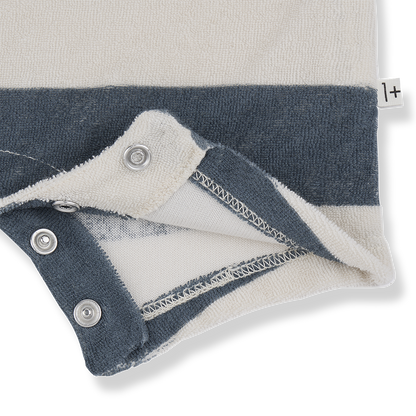 1 + In The Family Marco Romper - Petroleum