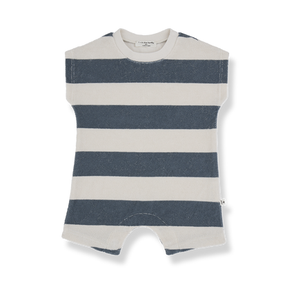 1 + In The Family Marco Romper - Petroleum