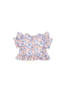 The New Society Meadow Baby Blouse - Meadow Print