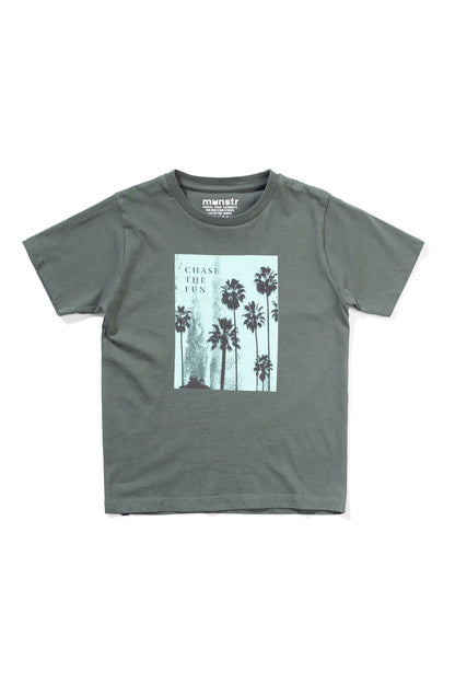 Munster Kids Chase Tee - Ocean Green