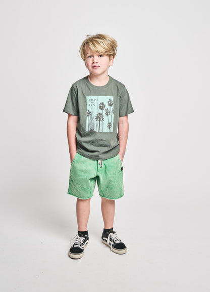 Munster Kids Chase Tee - Ocean Green