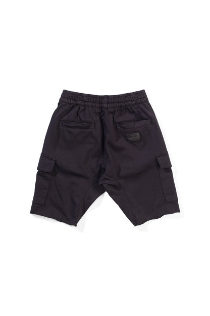 Munster Kids Rugby Cargo Short - Washed Black