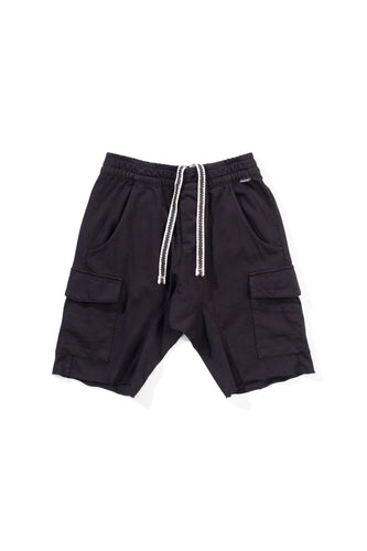 Munster Kids Rugby Cargo Short - Washed Black