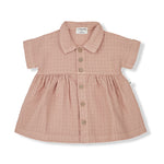 1+ in the Family Momo Short Sleeve Dress - Rose