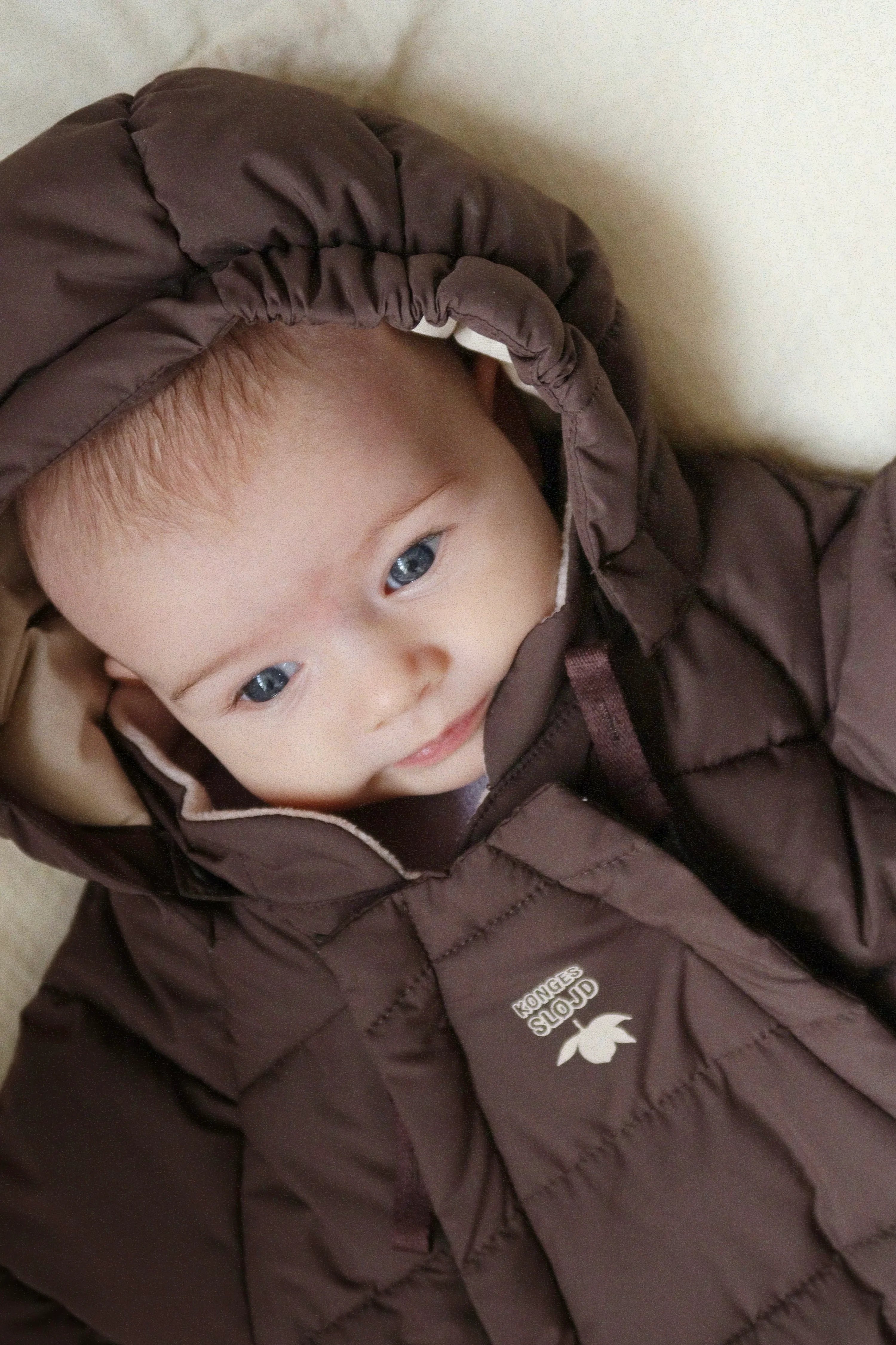 Konges Sløjd Alpi Baby Suit Grs - Chocolate Brown