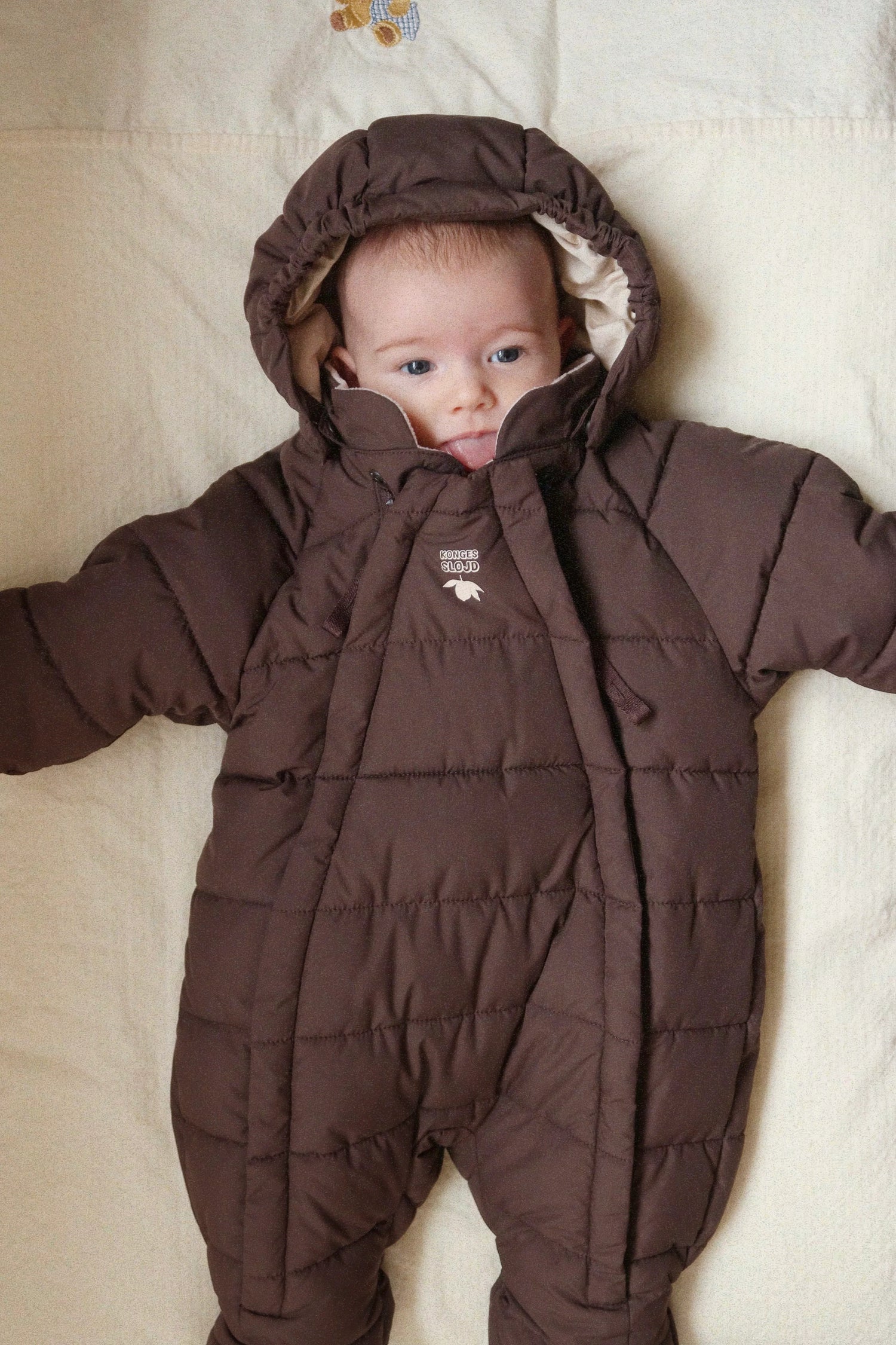 Konges Sløjd Alpi Baby Suit Grs - Chocolate Brown