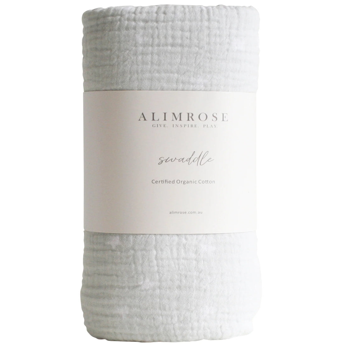 Alimrose Muslin Swaddle - Starry Night / Dove Grey