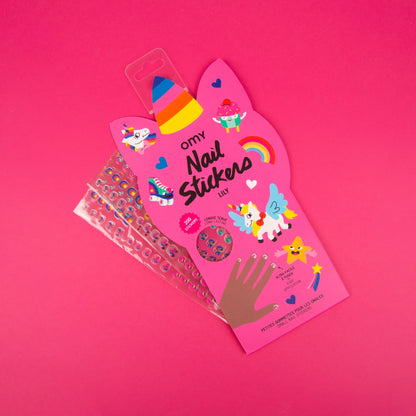 Omy Unicorn Nail Stickers - Lily