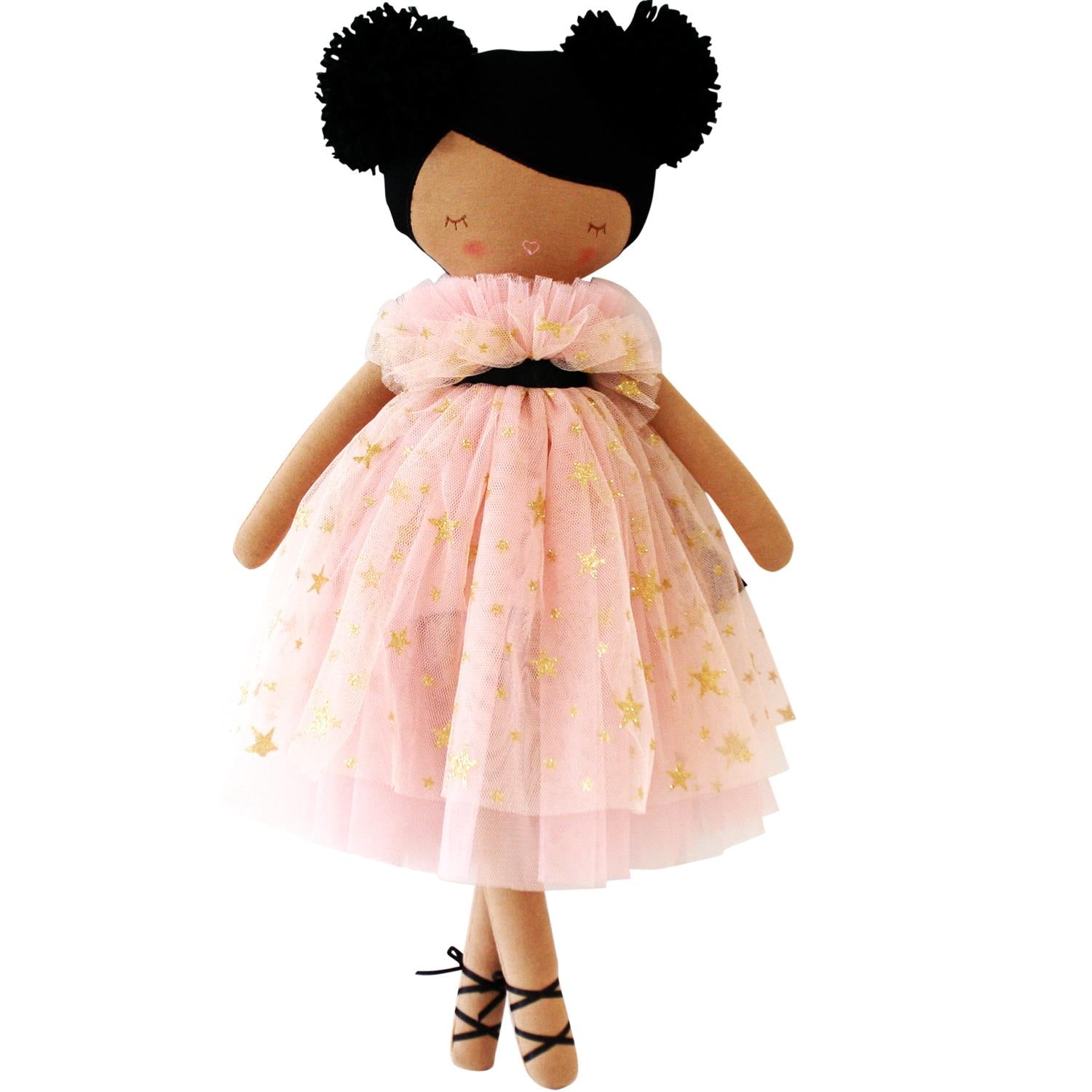 Alimrose Halle Ballerina Doll - Light Brown &amp; Ebony