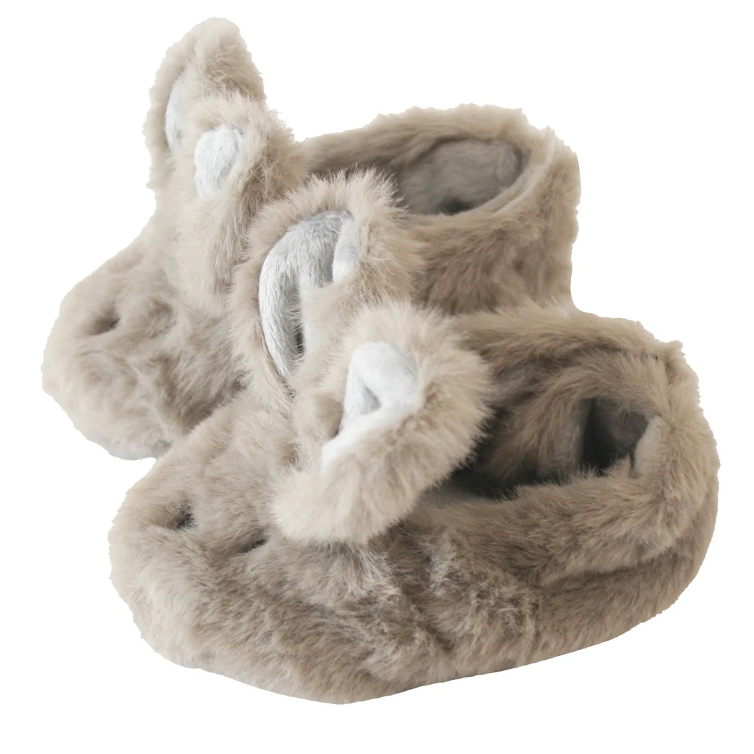Alimrose Luxe Bunny Booties - Grey