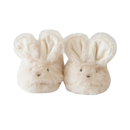 Alimrose Luxe Bunny Booties - Ivory