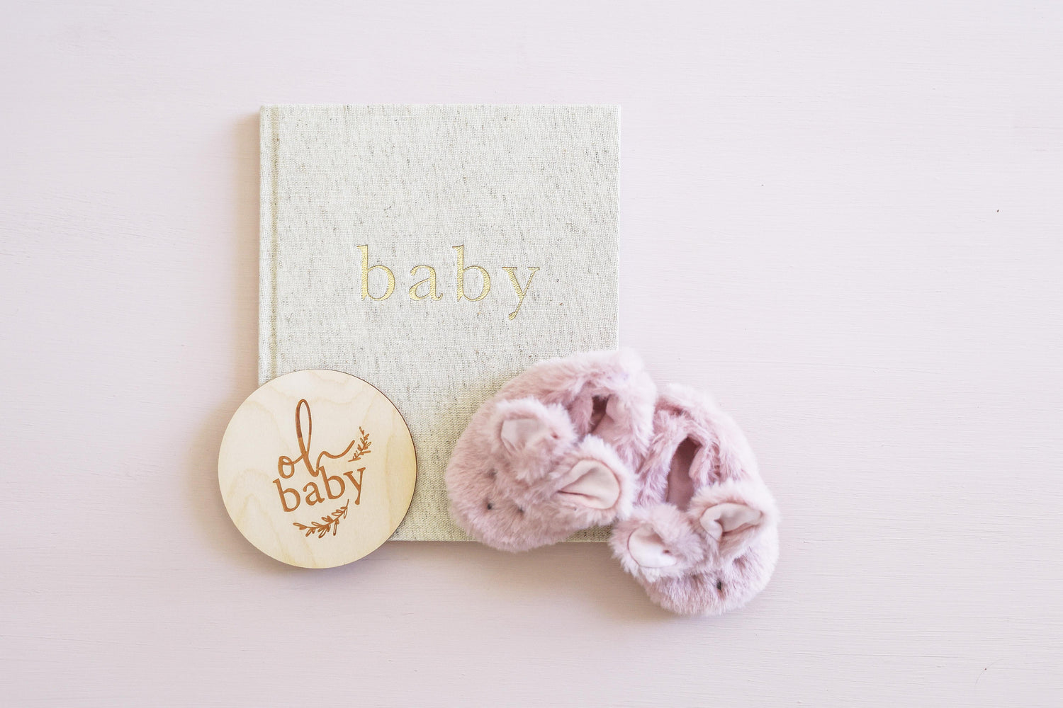 Alimrose Luxe Bunny Booties - Petal