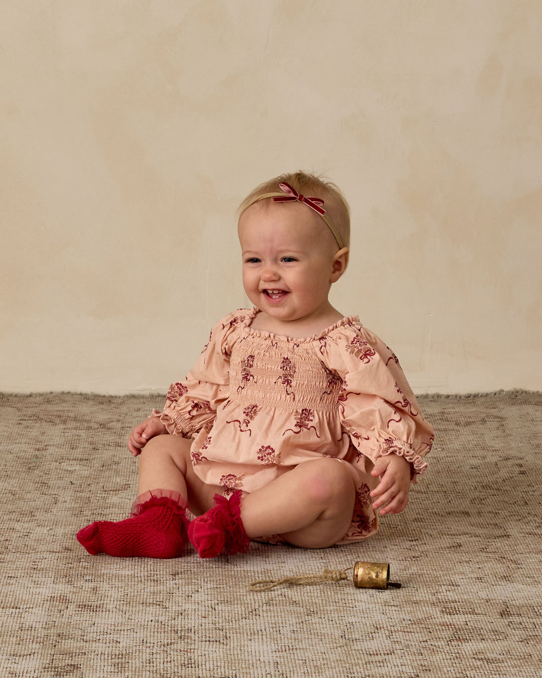 Noralee Autumn Romper - Vintage Ruby