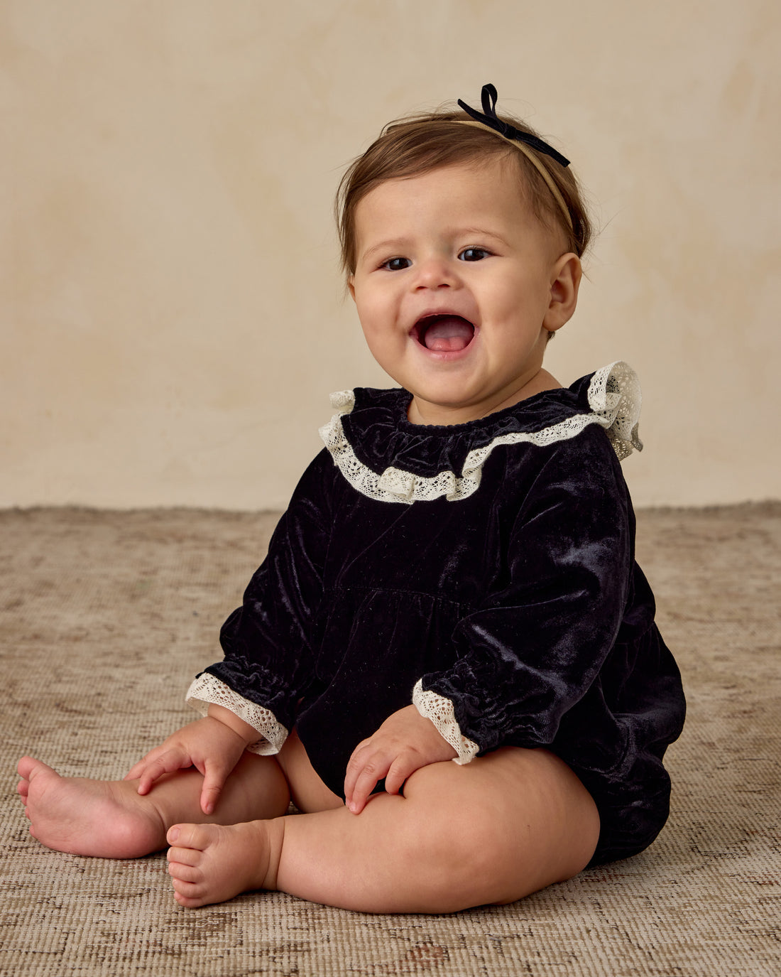 Noralee Adeline Romper - Black