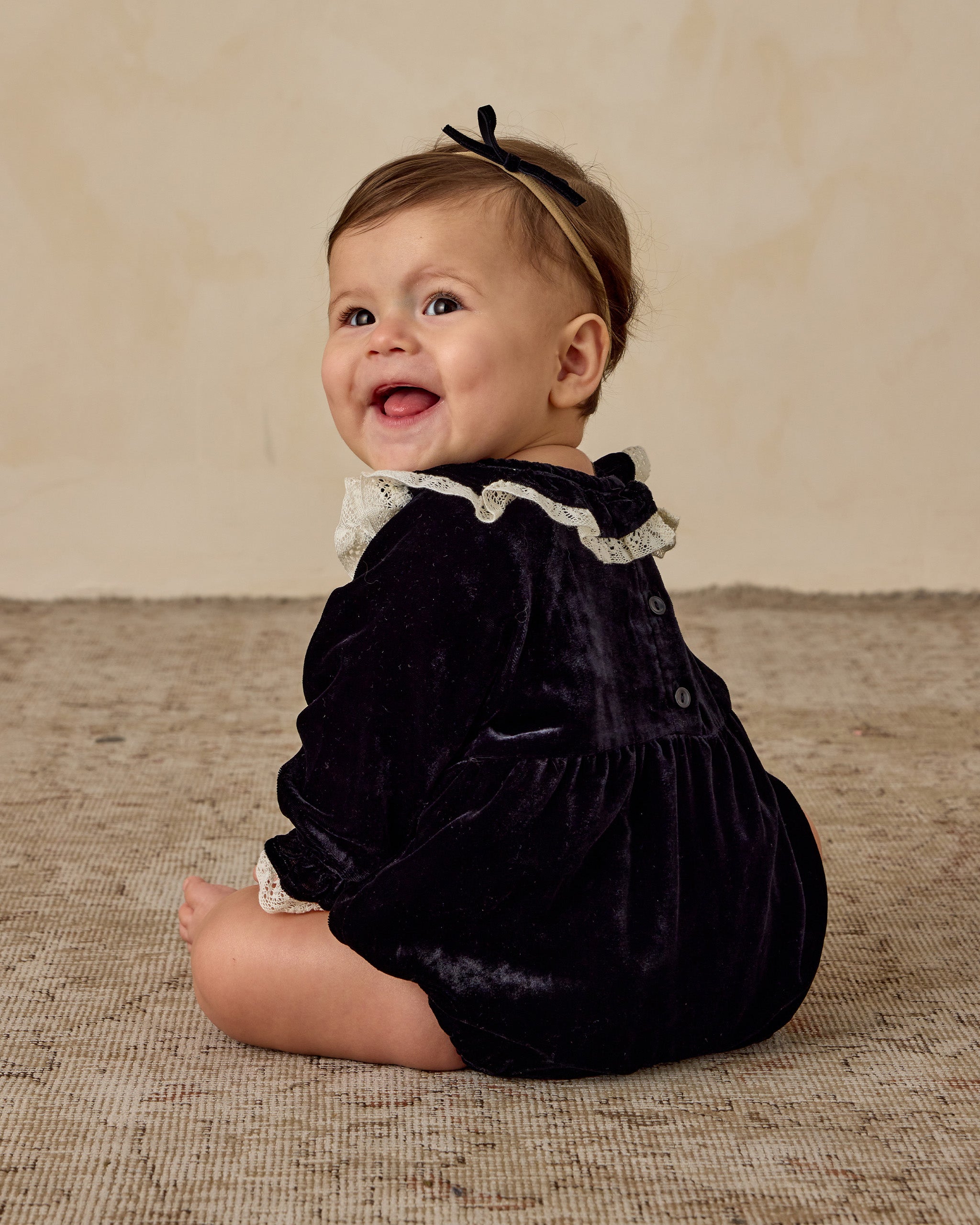 Noralee Adeline Romper - Black