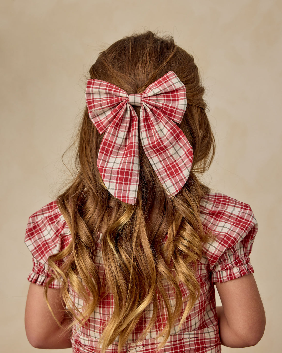Noralee Everly Bow - Holiday Tartan
