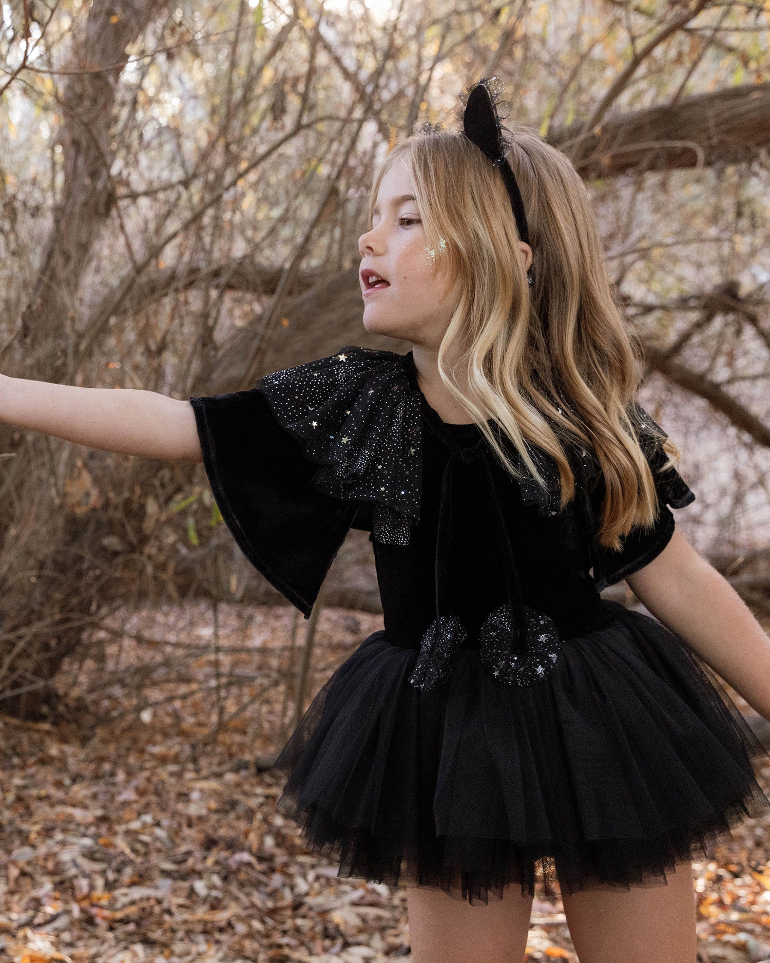 Noralee Ruffled Collar - Night Sky