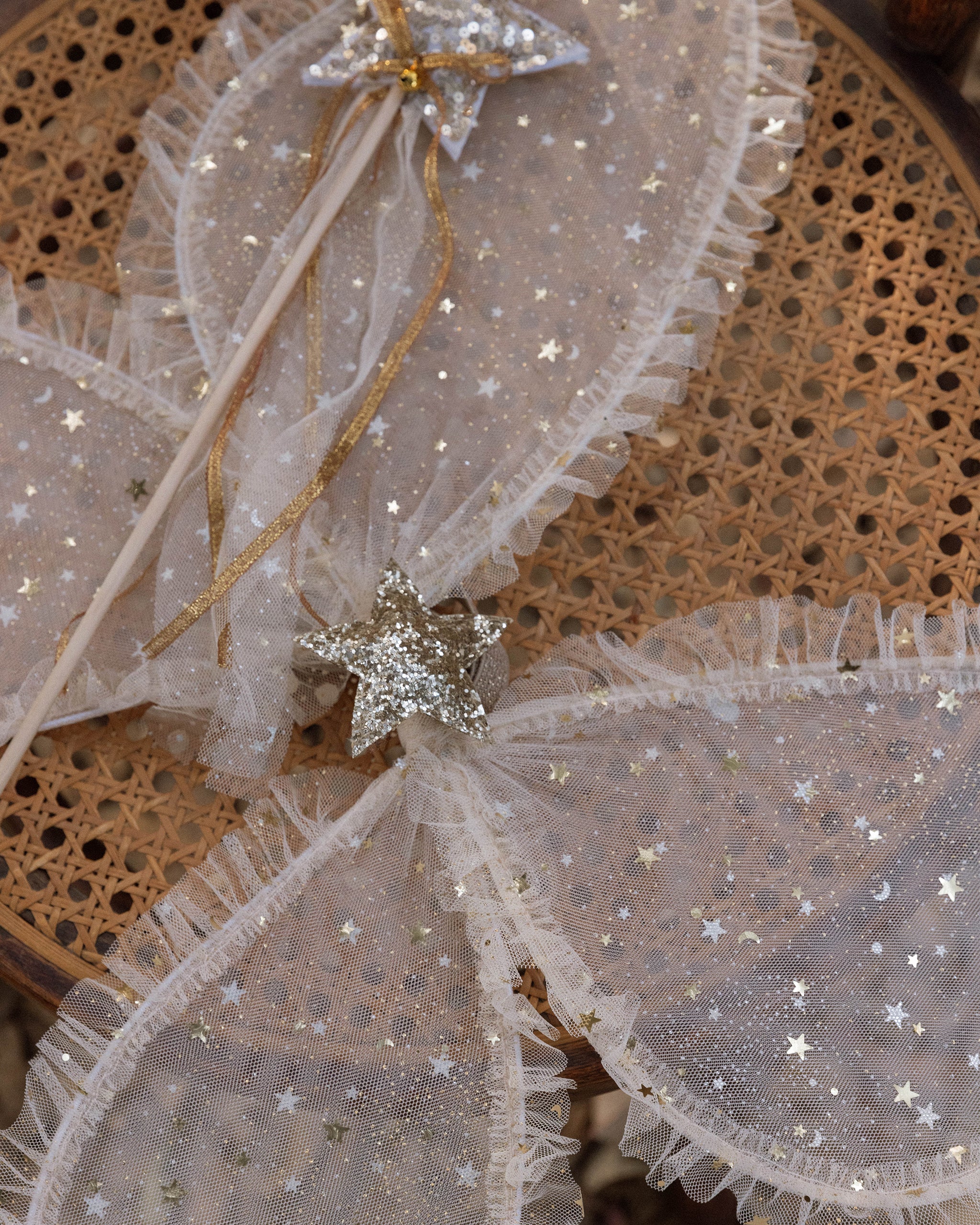 Noralee Wings - Champagne Stars