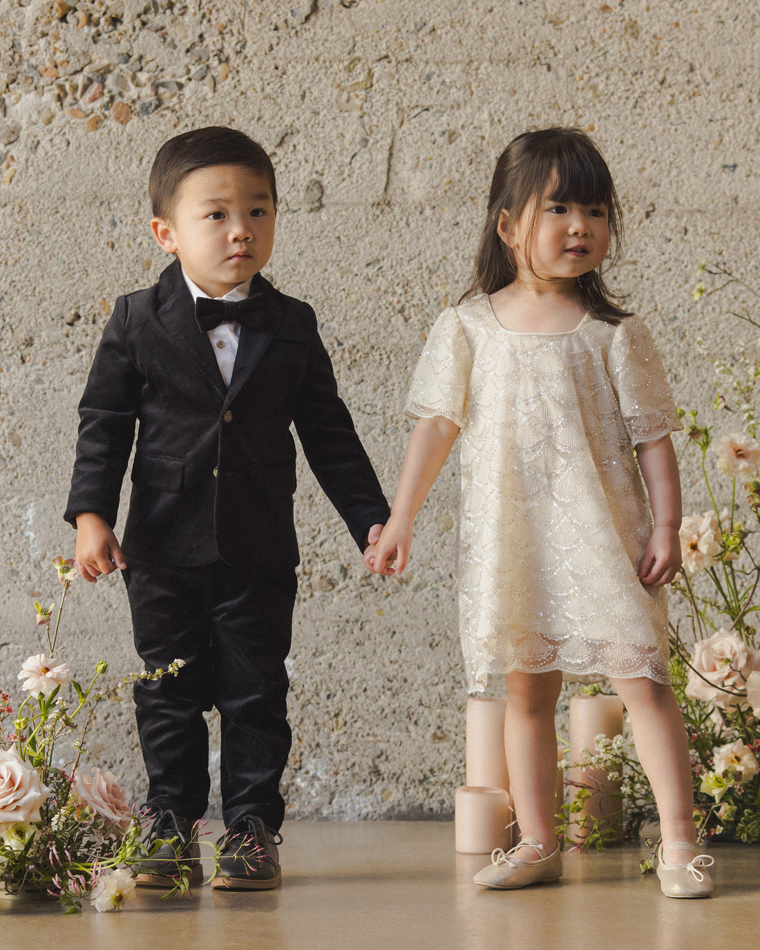 Noralee Daisy Dress - Silver Metallic