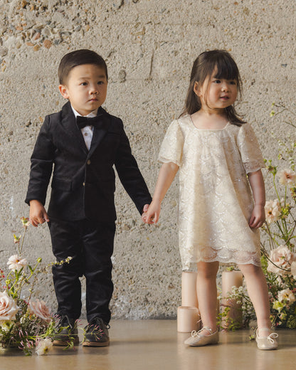 Noralee Daisy Dress - Silver Metallic