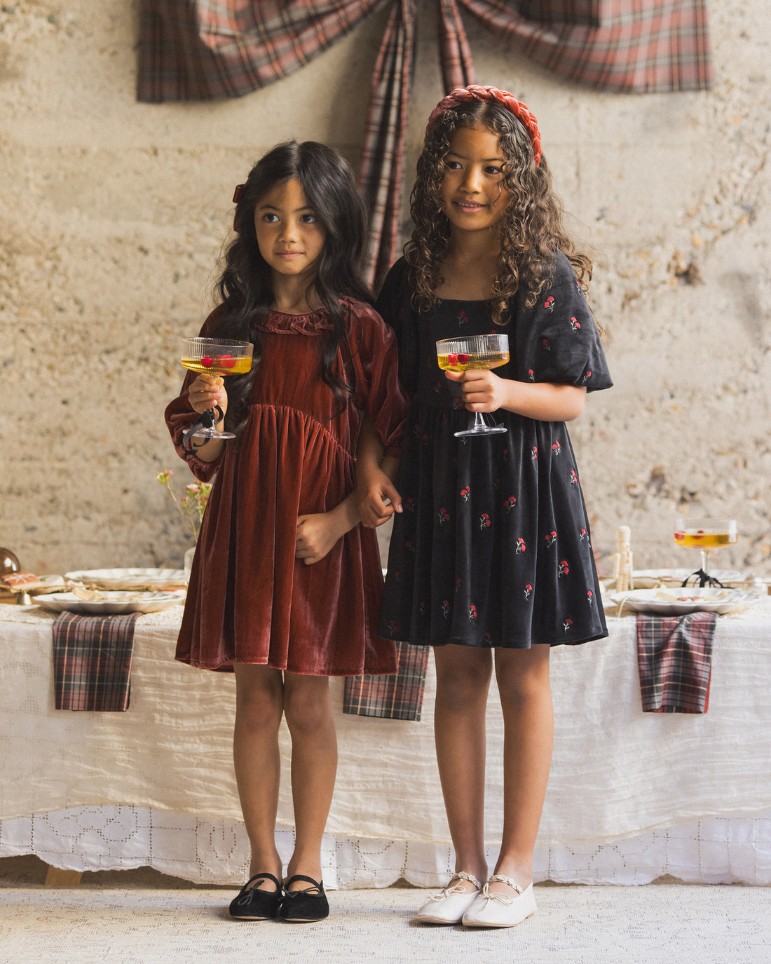 Noralee Adeline Dress - Ruby