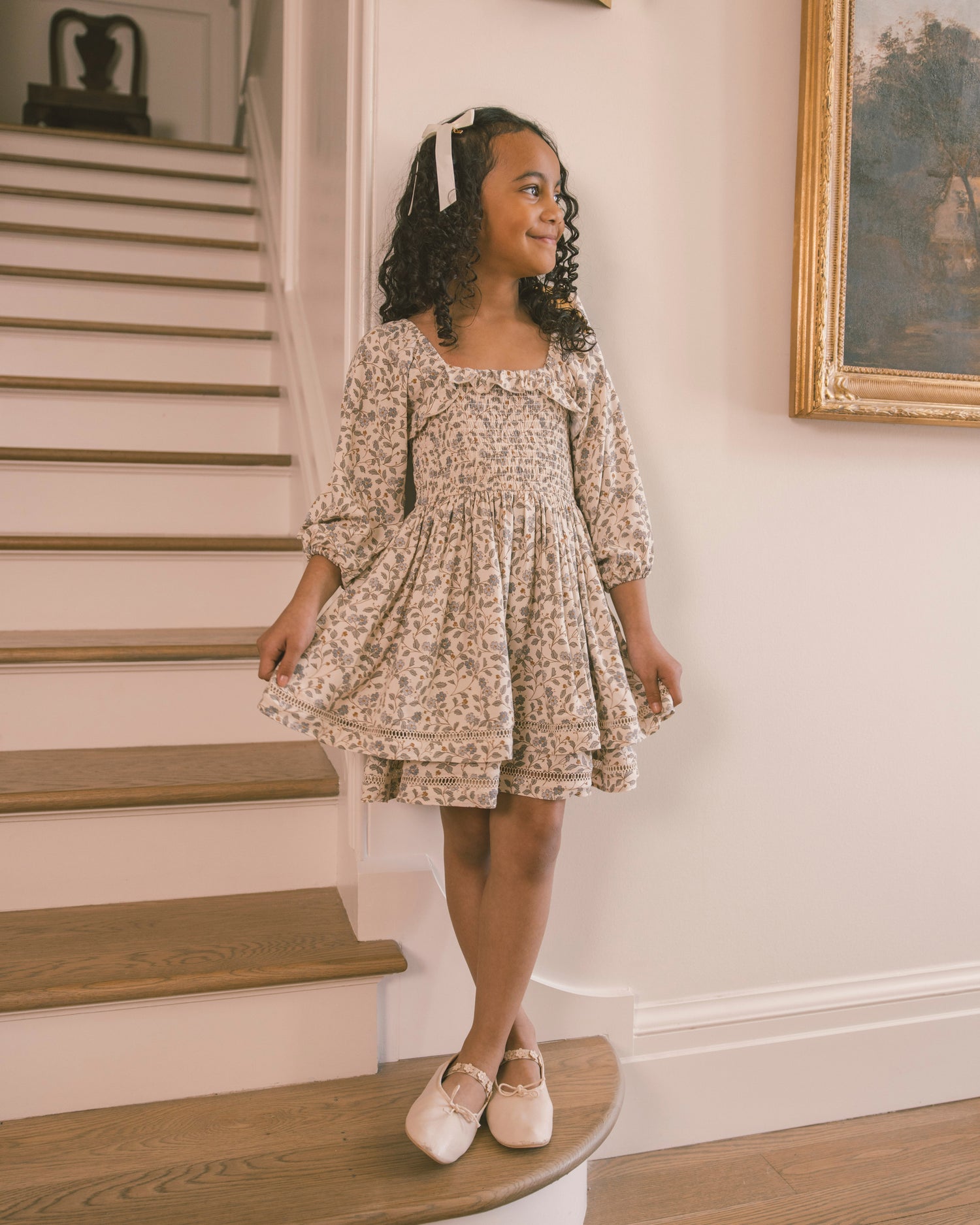 Noralee Elodie Dress - Blue Garden
