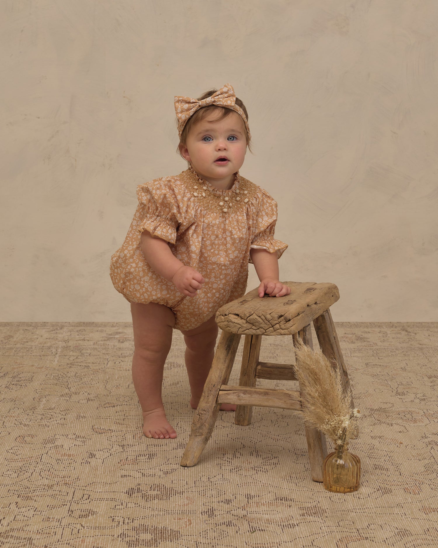 Noralee Baby Bow Headband Set - Golden Floral, Wildflower
