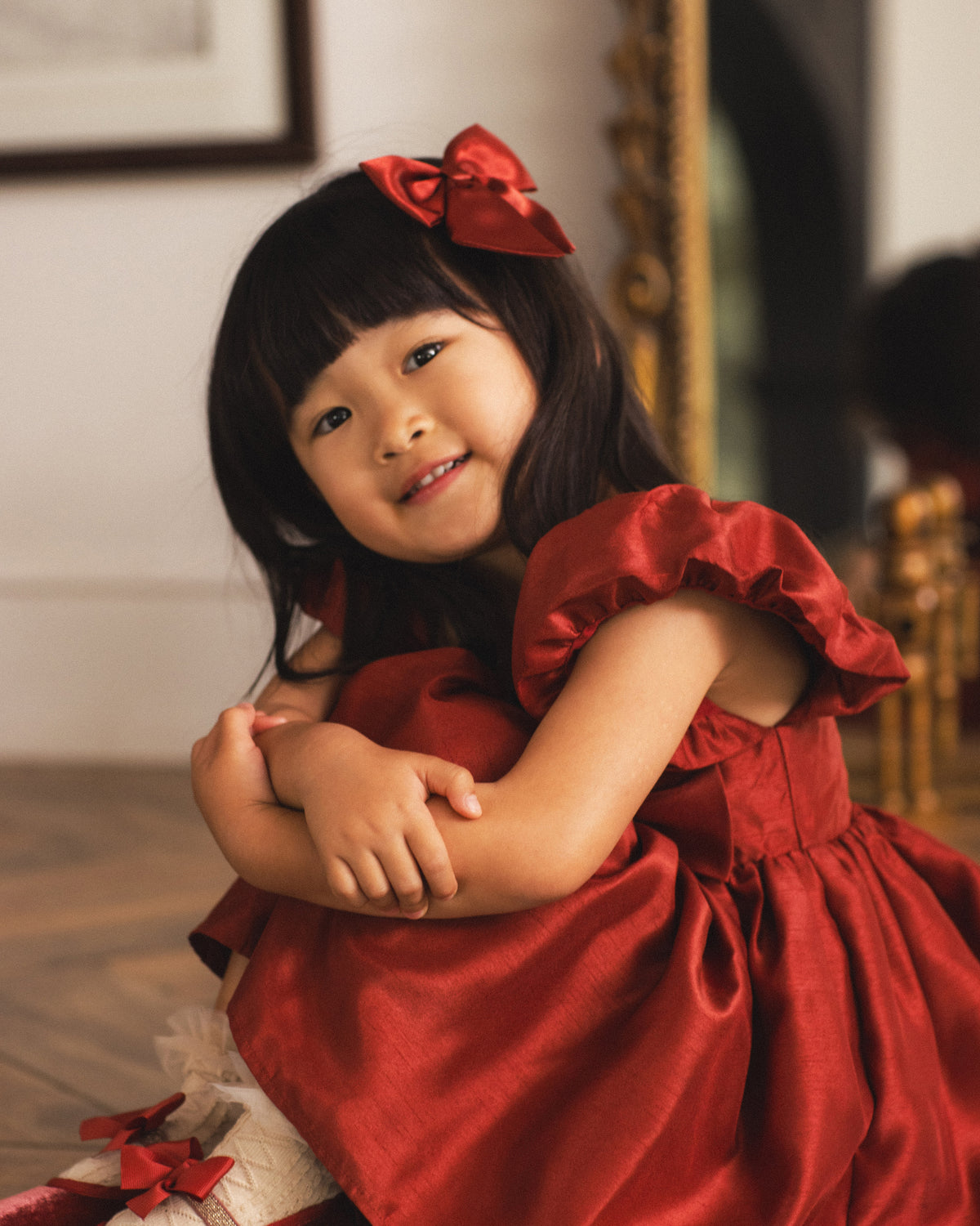 Noralee Madeline Dress - Ruby