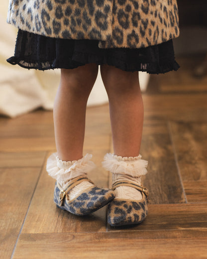 Noralee Strap Ballet Flats - Leopard