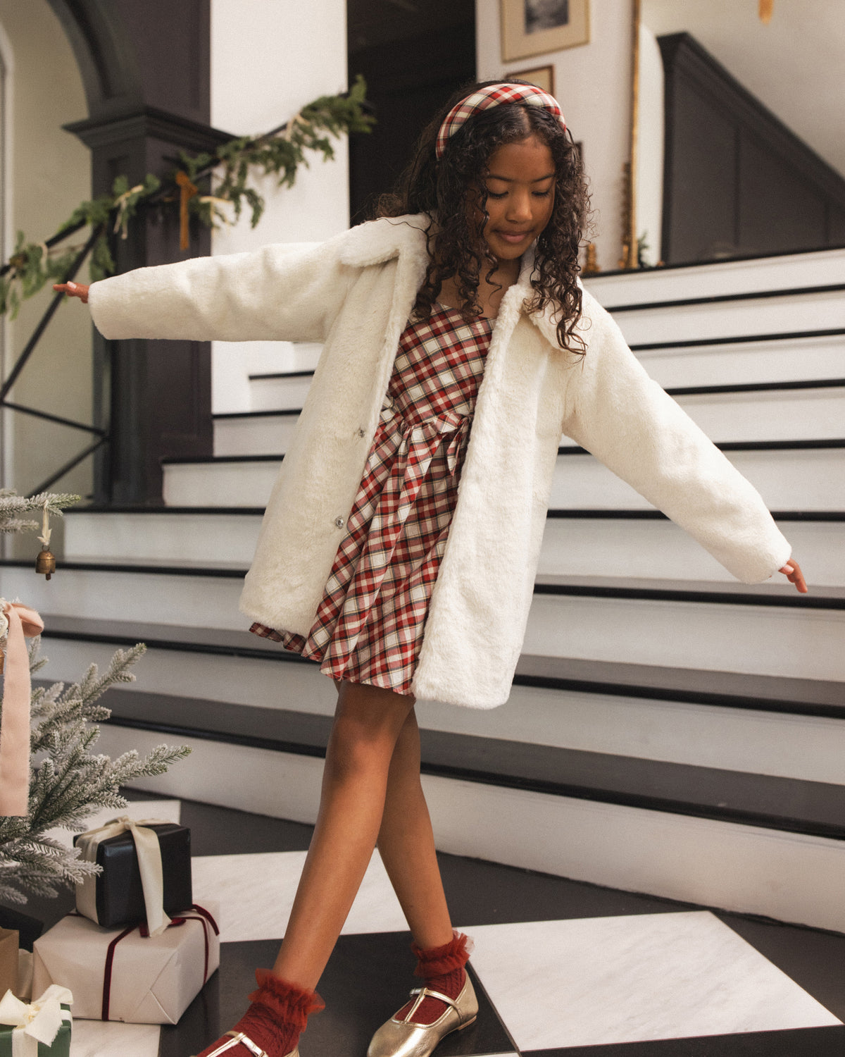 Noralee Betsy Dress - Holiday Tartan