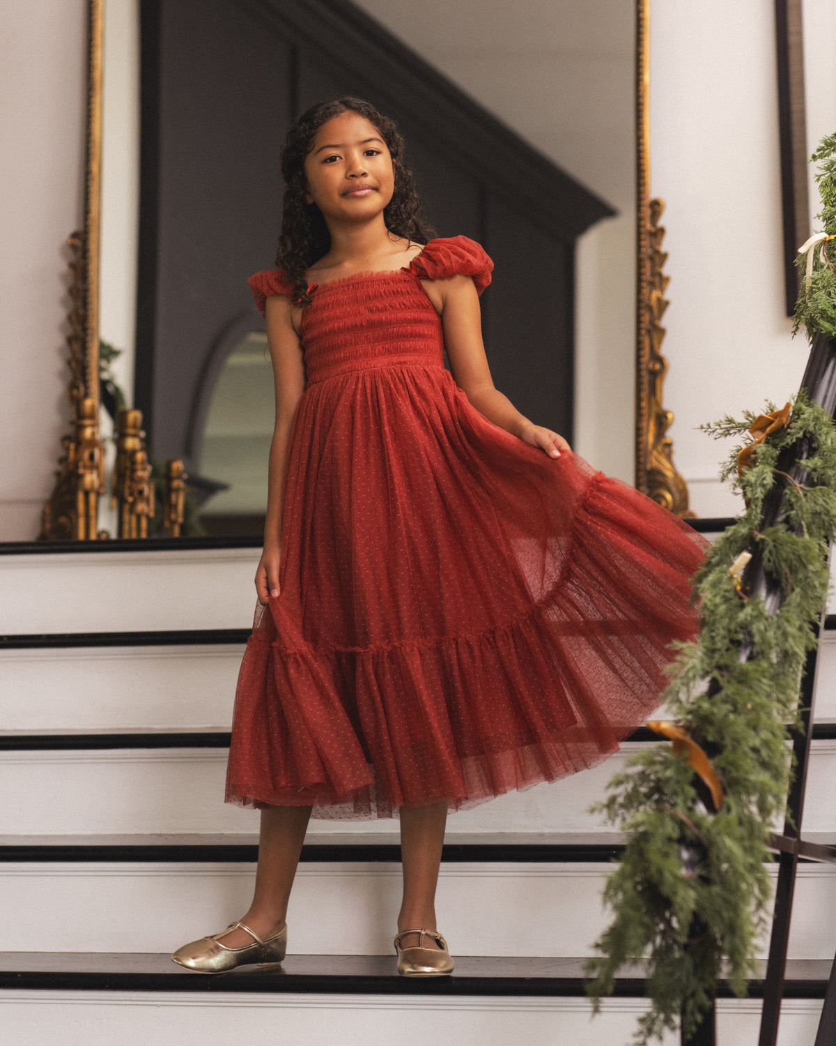 Noralee Clara Dress - Ruby