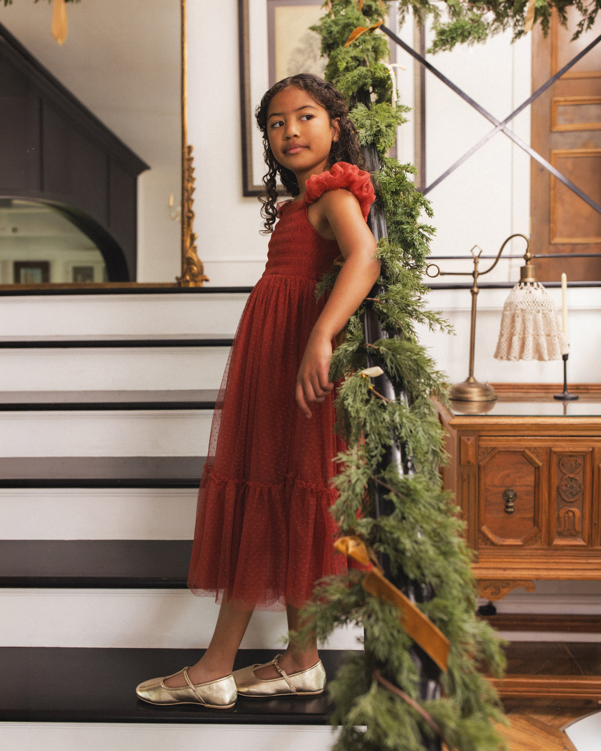 Noralee Clara Dress - Ruby