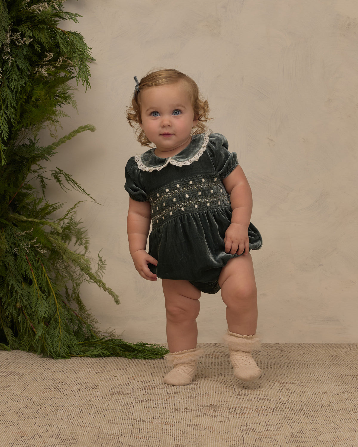 Noralee Elizabeth Romper - Green