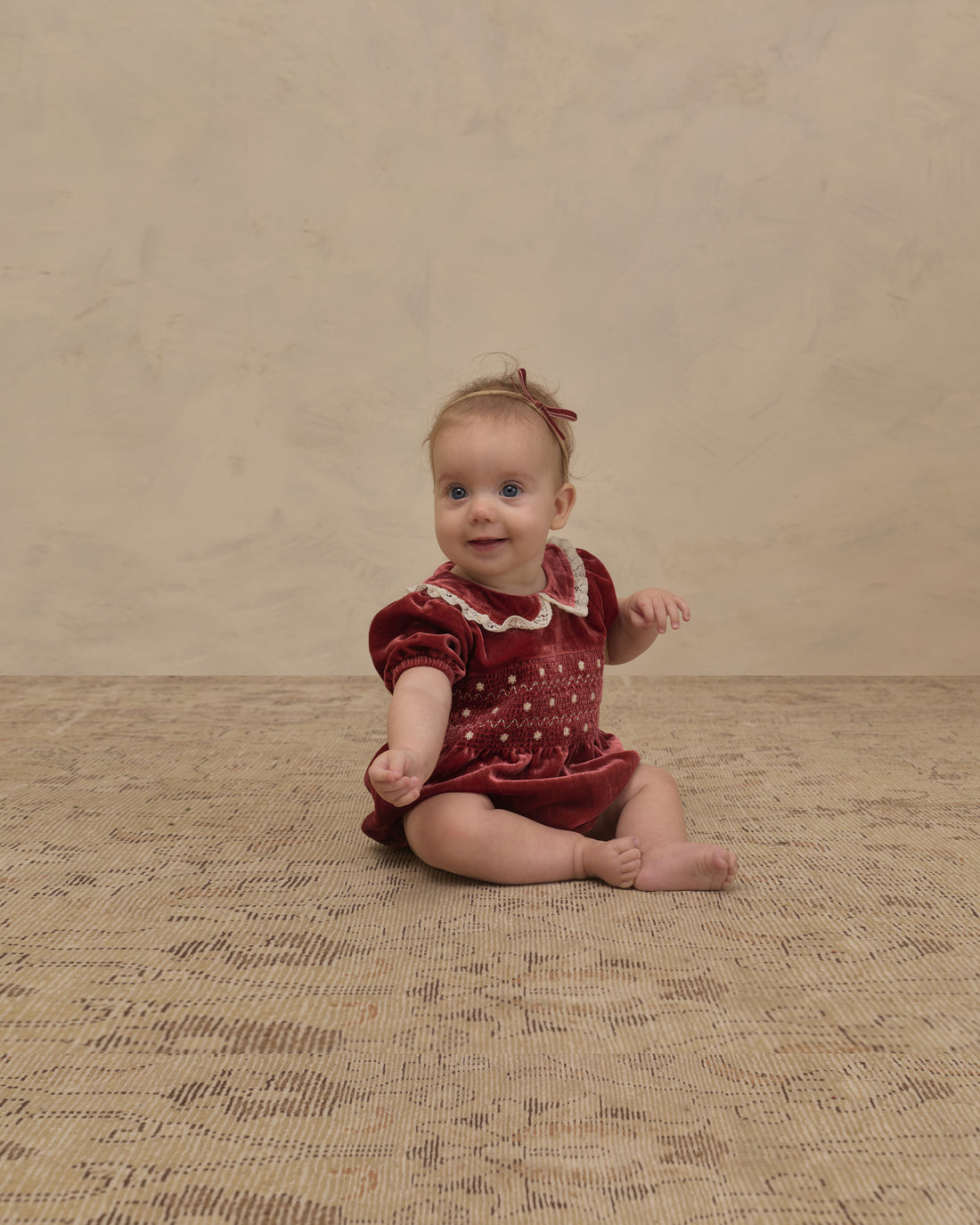 Noralee Elizabeth Romper - Ruby