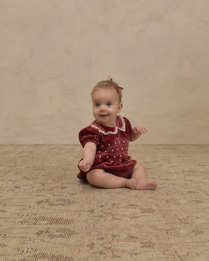 Noralee Elizabeth Romper - Ruby