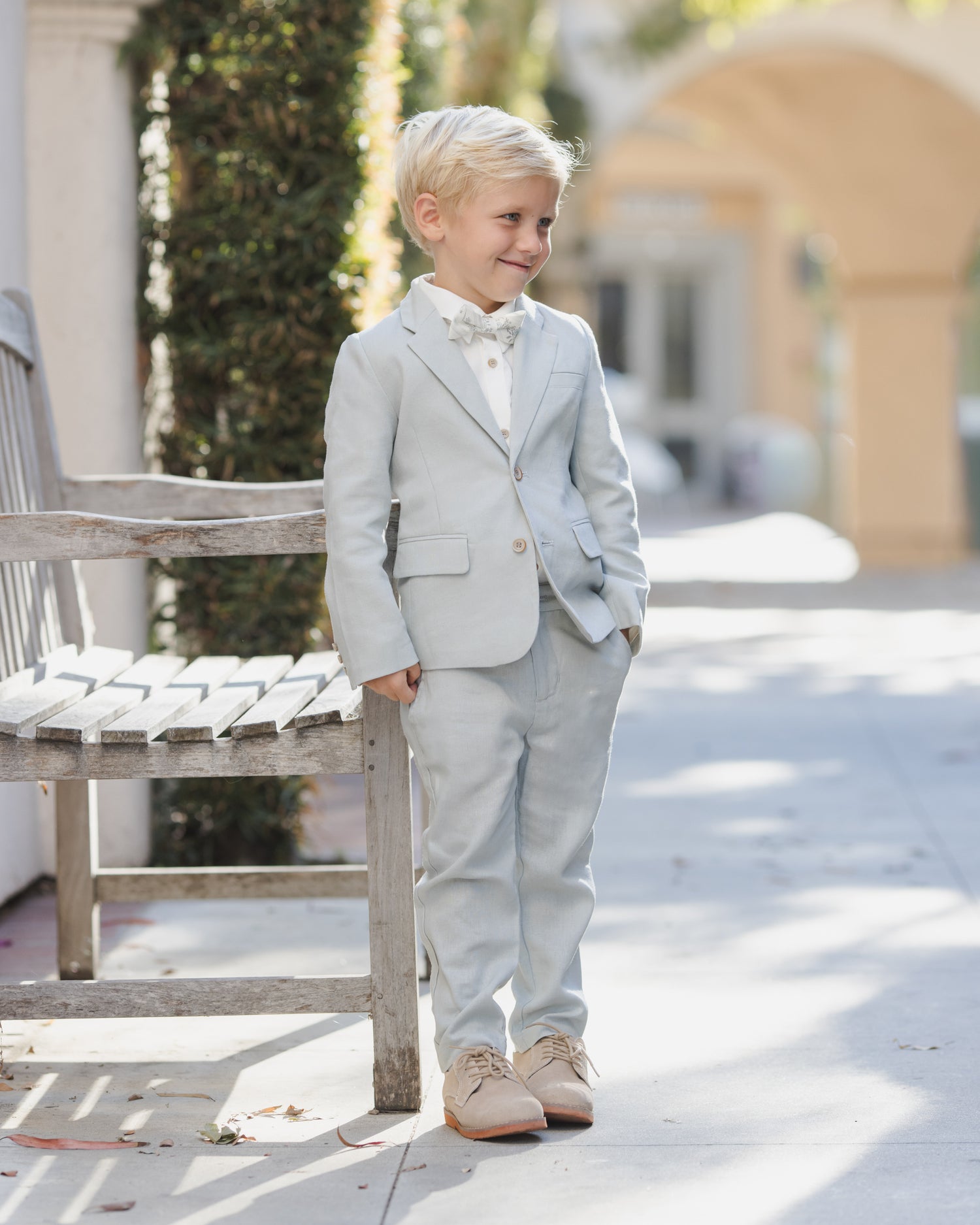 Noralee Sebastian Blazer - Heathered Mist