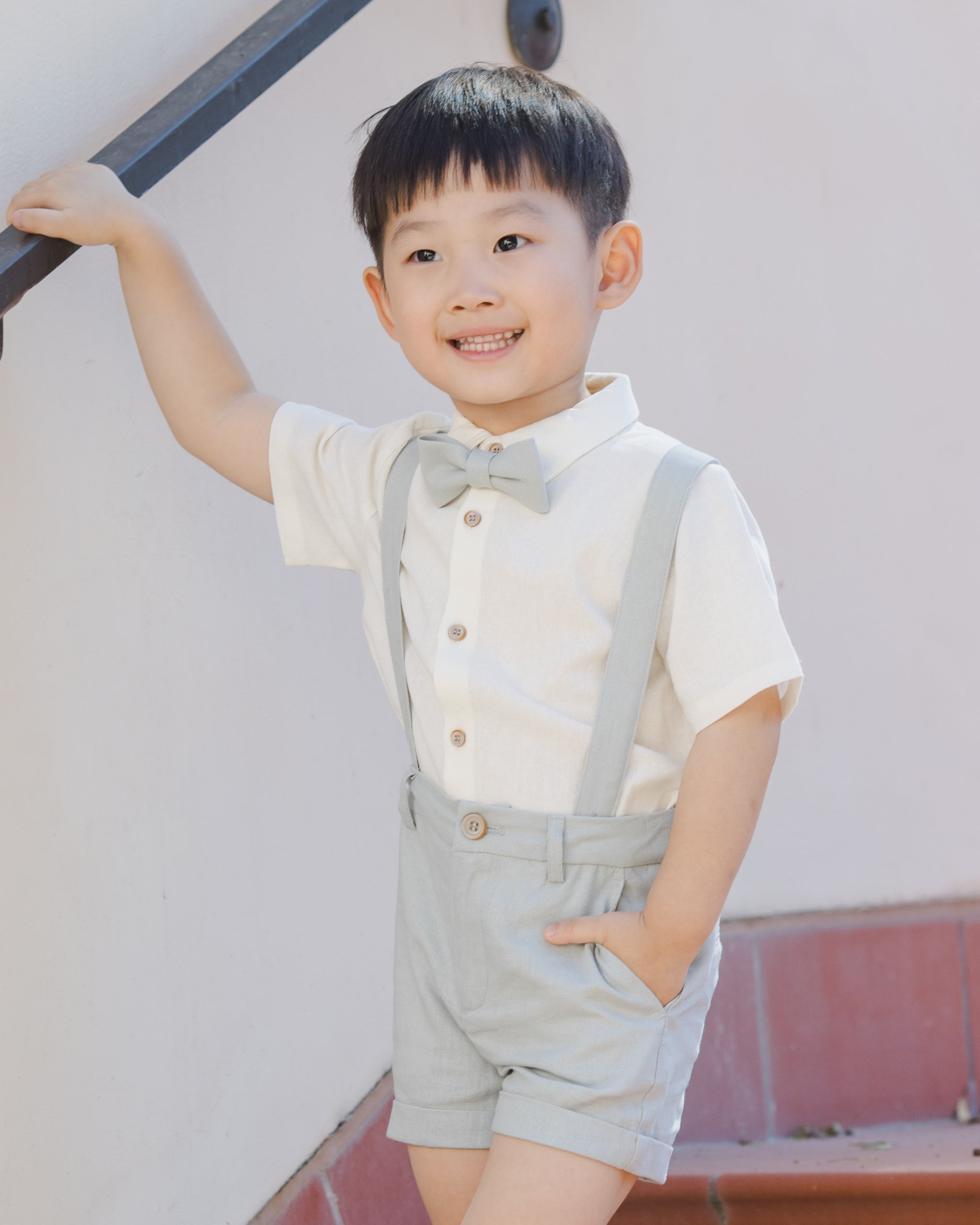 Noralee Bow Tie - Heathered Mist