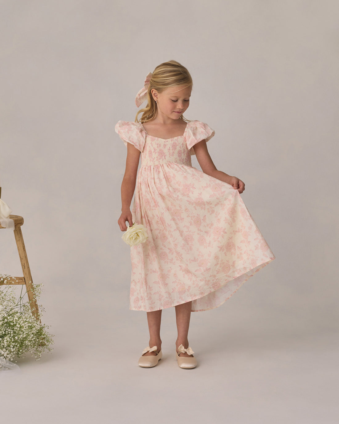 Noralee Hazel Dress - Blush English Rose